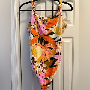 Aerie knot one-piece swimsuit